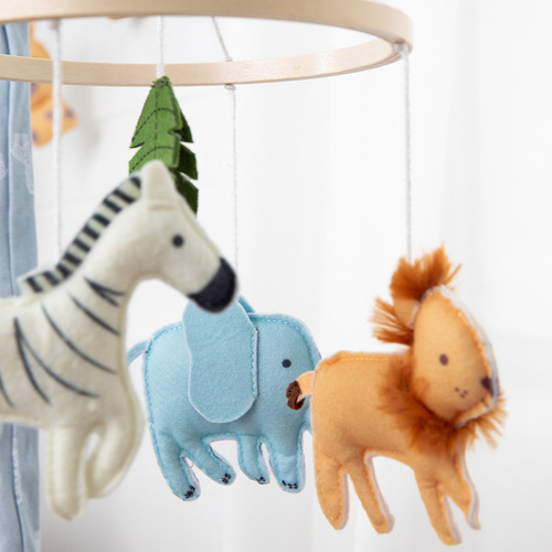 Living Textiles Wild Safari Musical Mobile