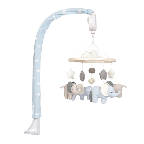 Living Textiles Elephant Playtime Musical Mobile
