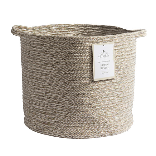 Living Textiles Natural Cotton Rope Baby Hamper