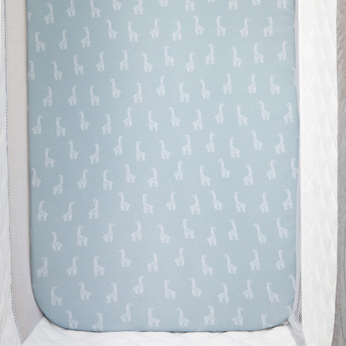Living Textiles 2 Piece Wild Safari Organic Cotton Fitted Sheet Set