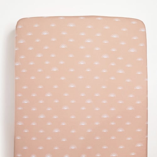 Living Textiles 2 Piece Bohemian Bliss Organic Cotton Cot Fitted Sheet Set