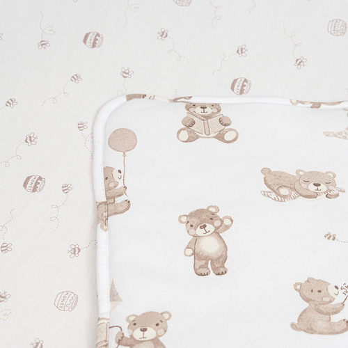 Living Textiles Cuddly Bear Cotton Nap Mat