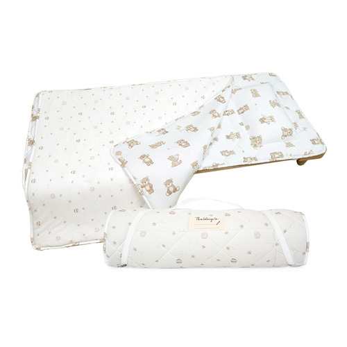 Living Textiles Cuddly Bear Cotton Nap Mat