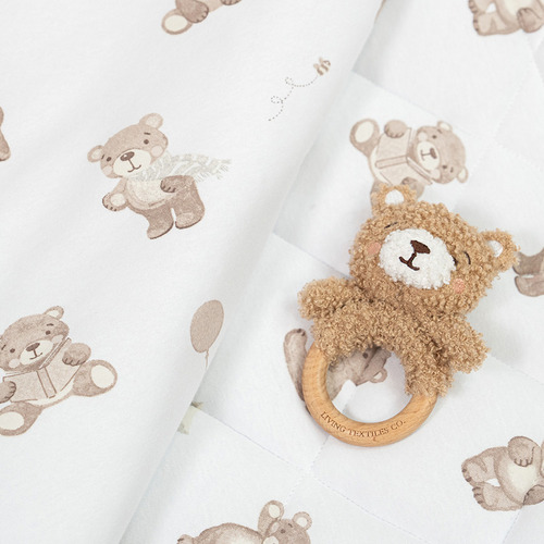 Living Textiles Cuddly Bear Cotton Nap Mat