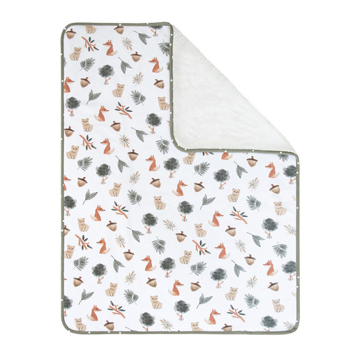 Living Textiles Forest Retreat Cotton Pram Blanket