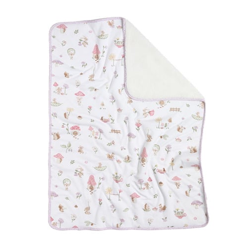 Living Textiles Whimsical Wonderland Organic Cotton Pram Blanket