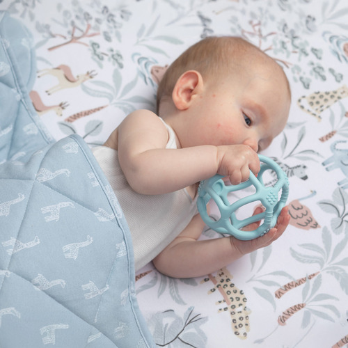 Living Textiles Wild Safari Reversible Organic Cotton Cot Comforter