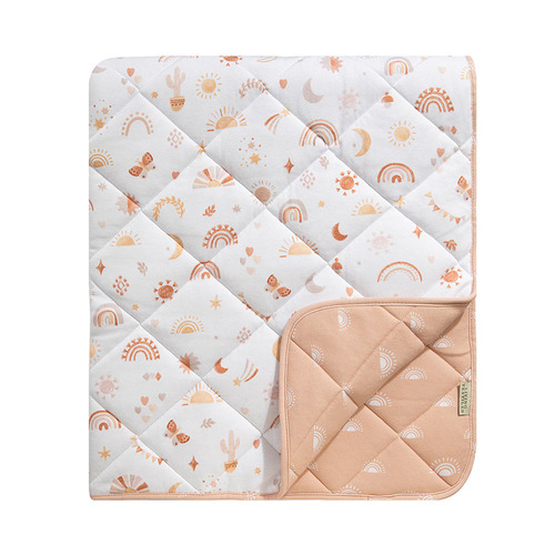 Living Textiles Bohemian Bliss Reversible Organic Cotton Cot Comforter