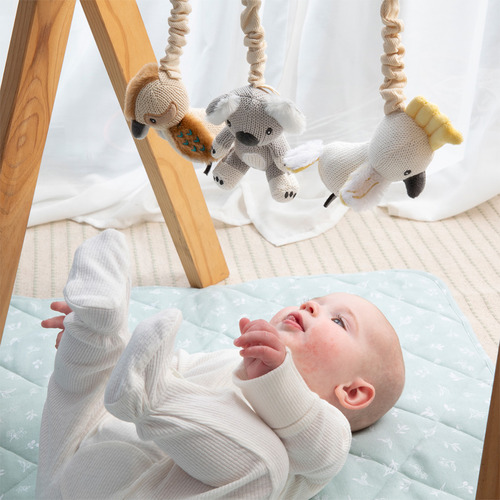 Living Textiles Australiana Reversible Organic Cotton Cot Comforter