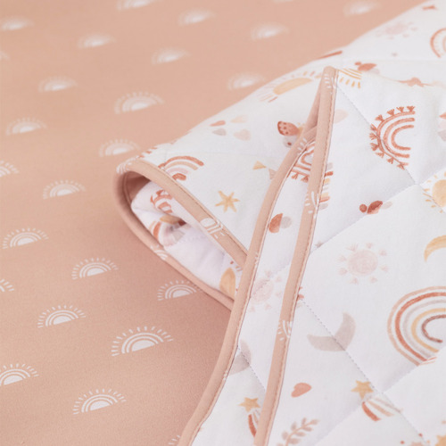 Living Textiles Bohemian Bliss Reversible Organic Cotton Cot Comforter