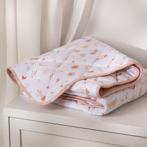 Living Textiles Bohemian Bliss Reversible Organic Cotton Cot Comforter
