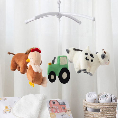 Living Textiles Tractor Ride Musical Mobile