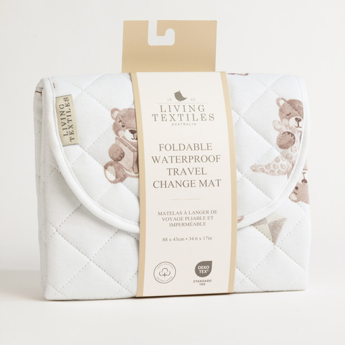 Living Textiles Cuddly Bear Travel Change Mat