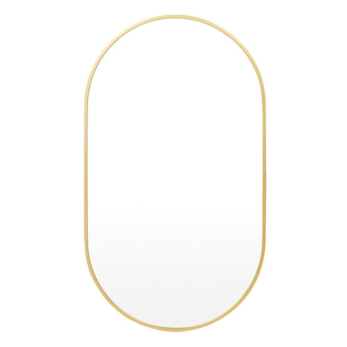 Halo Oval Metal Wall Mirror