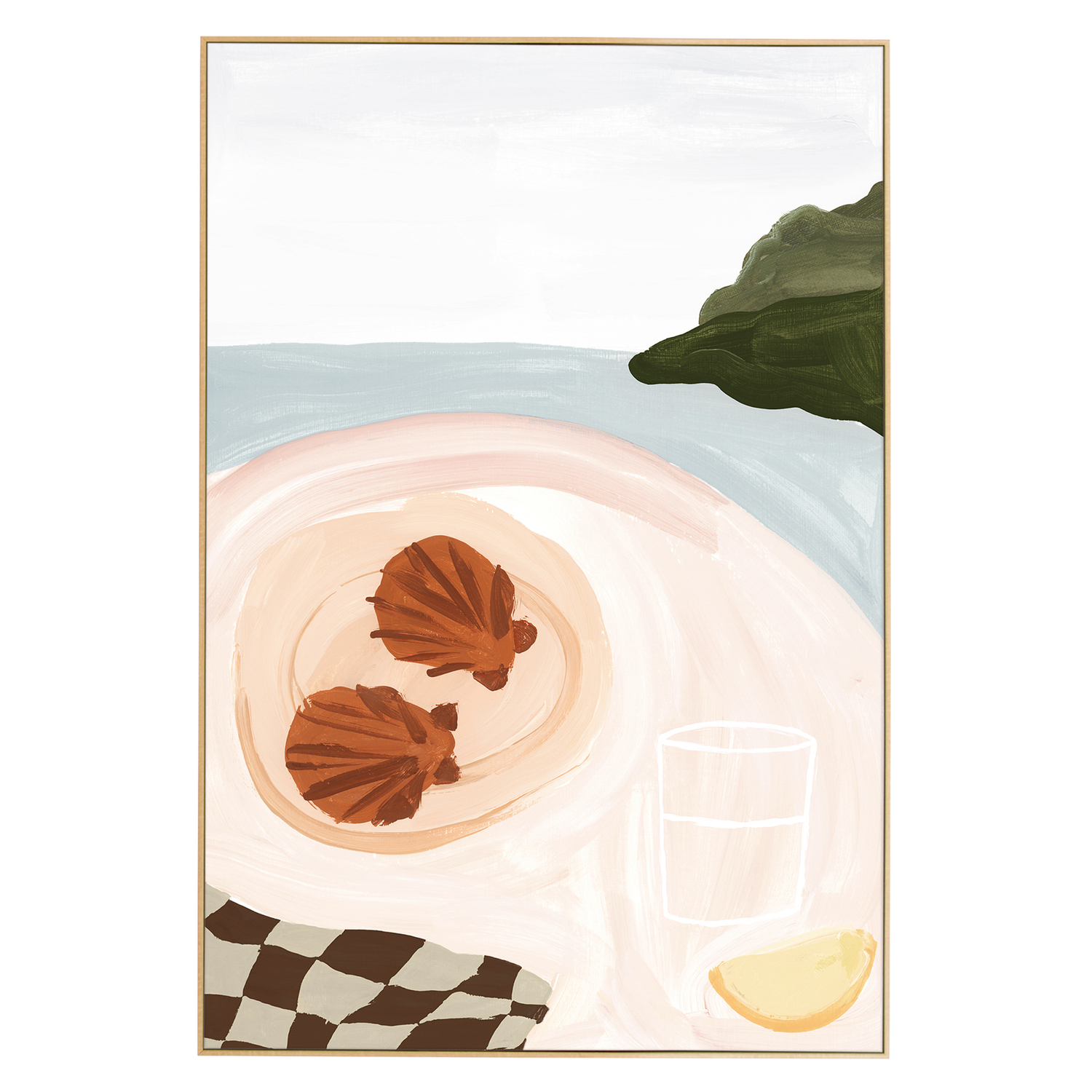 Summer Picnic Canvas Wall Art