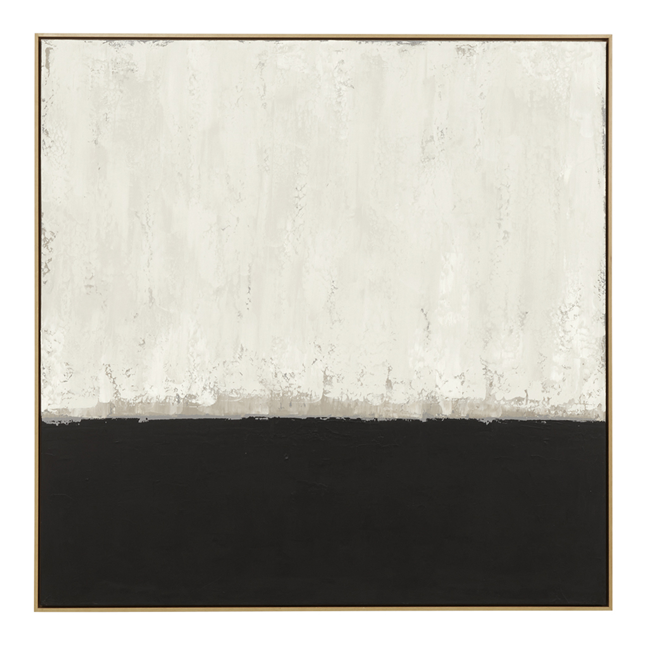 Natural & Coal Adrift Framed Painting