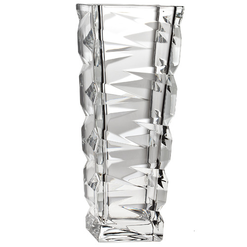 BohemiaCrystal Zig Zag 33cm Crystal Vase Temple & ster