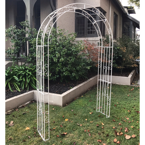 Laurel Metal Garden Arch Temple Webster, How To Secure A Metal Garden Arch In The Ground