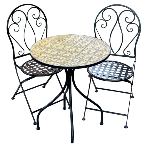 outdoor bistro table mosaic