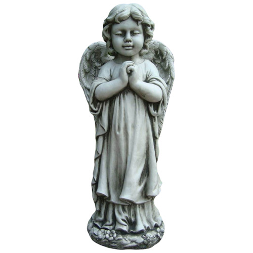 The Complete Garden Praying Winged Angel Statue | Temple & Webster