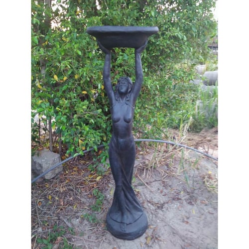 Lady Bird Feeder Statue