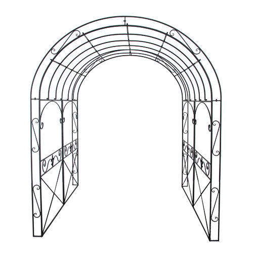 Rustic Brown Arch Garden Gazebo