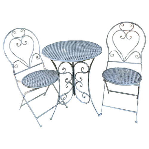 distressed bistro set