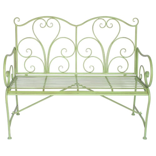 Green Adele Garden Bench