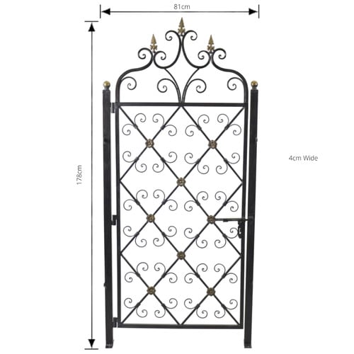 Brendan Metal Garden Gate