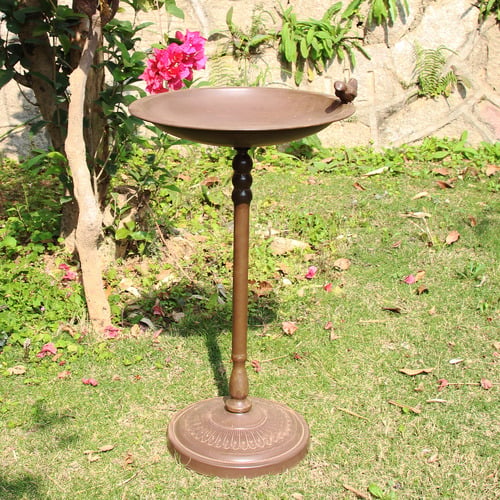 Steel Bird Bath & Feeder
