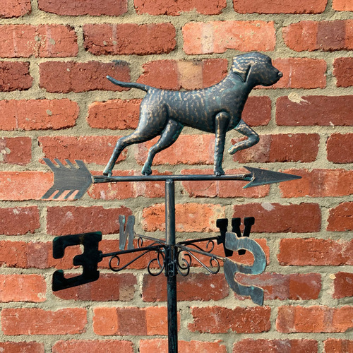 Channing Dog Metal Wind Vane