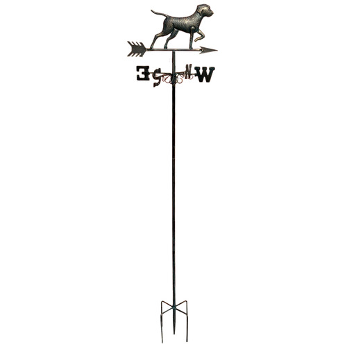 Channing Dog Metal Wind Vane