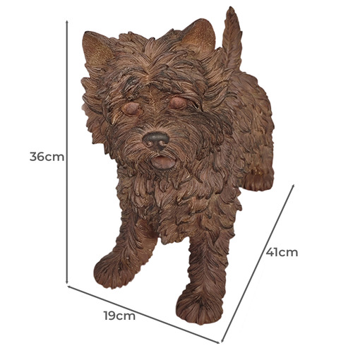 Declan Yorkshire Terrier Fibrestone Statue