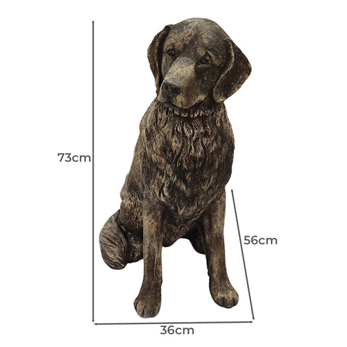 Cooper Labrador Retriever Fibrestone Statue