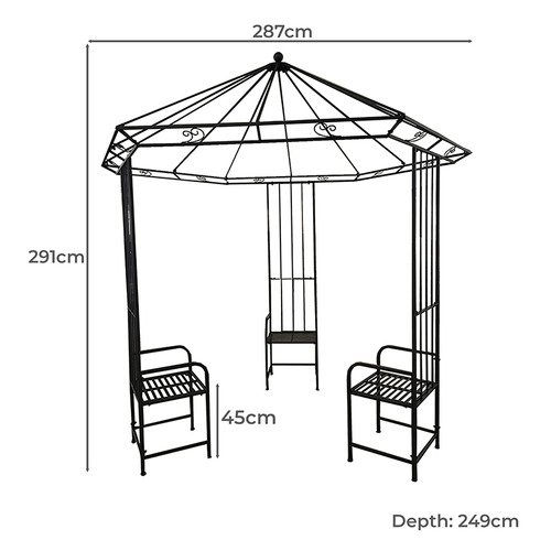 Napa Metal Garden Gazebo