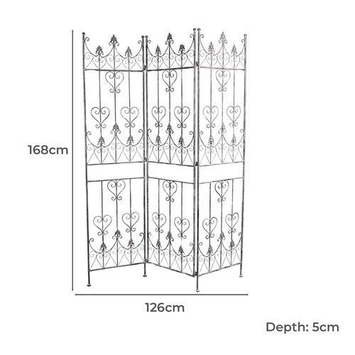 Brianna Steel Outdoor Divider Screen