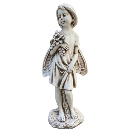 Eden Girl with Bouquet Fibrestone Garden Statue
