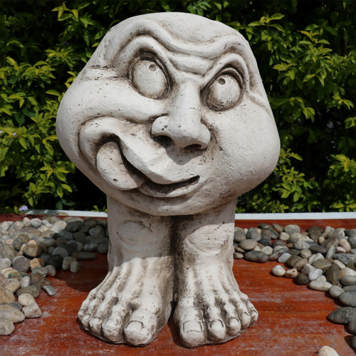 Franklin Head & Feet Fibrestone Garden Statue