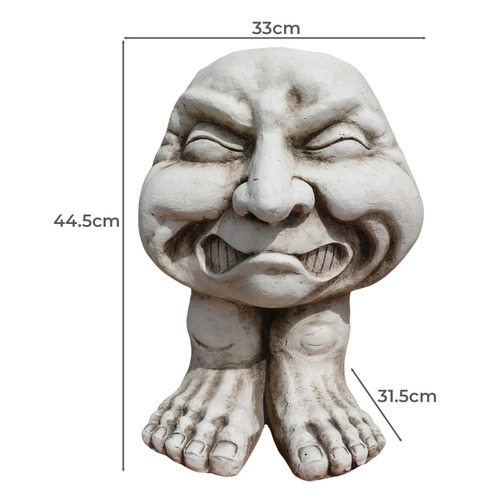 Jackson Head & Feet Fibrestone Garden Statue