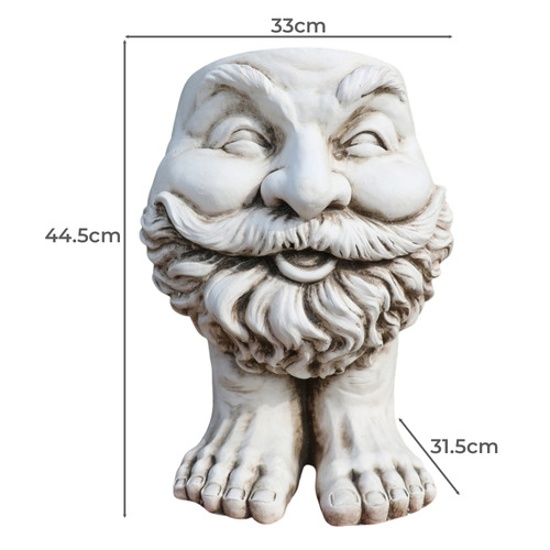 Norris Head & Feet Fibrestone Garden Statue