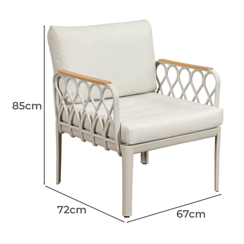 4 Seater Elyndriel Outdoor Lounge Set