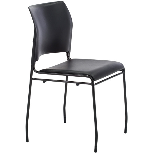 Black Buro Maxim Stackable Visitor Chairs | Temple & Webster