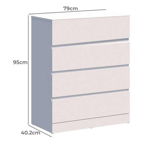 Alliona 4 Drawer Tallboy