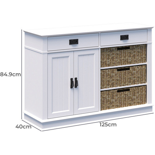 Cape Furniture Rio 5 Drawer 2 Door Sideboard Temple & ster