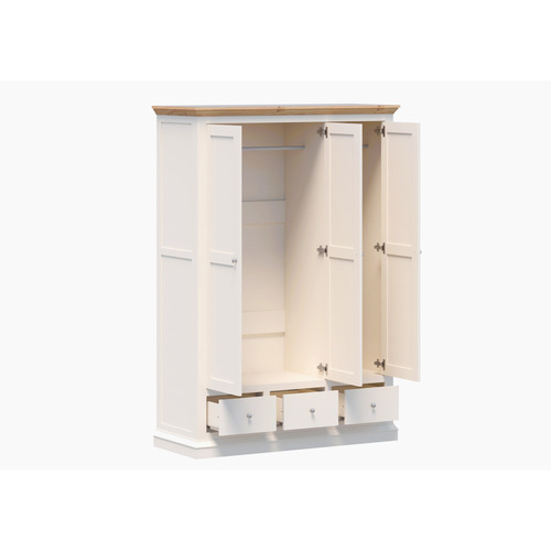 Arend 3 Door 3 Drawer Wardrobe