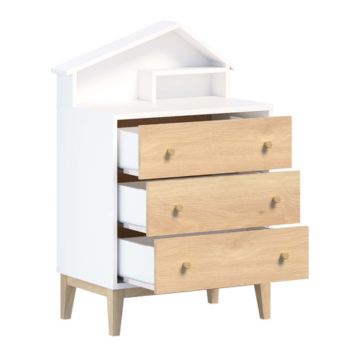 Cape Furniture Kids' White Rylan Chest of Drawers Temple & ster