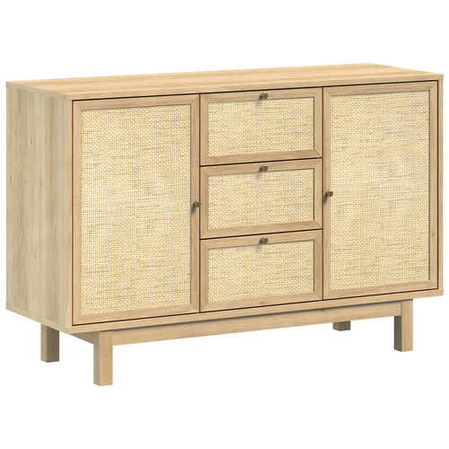 Dakila 3 Drawer 2 Door Rattan Sideboard