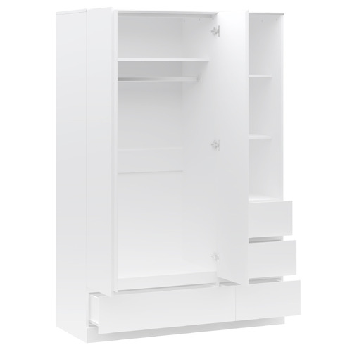 Alliona  2 Door 4 Drawer Wardrobe