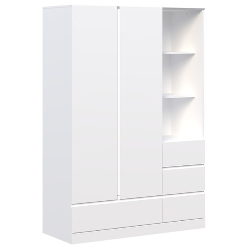 Alliona  2 Door 4 Drawer Wardrobe