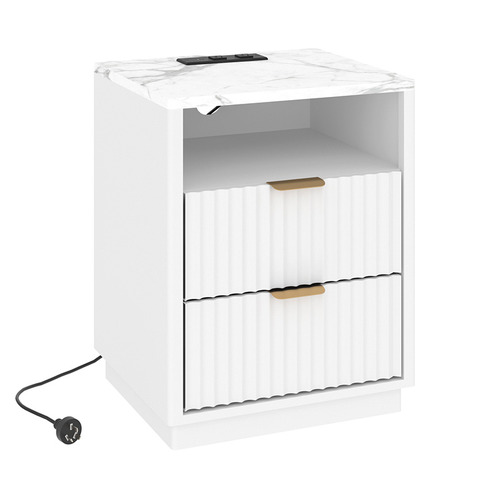 Linnea Bedside Table with LED